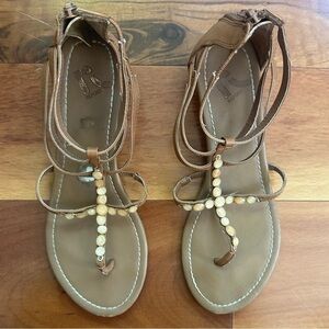 Report Jeweled Strappy Sandals